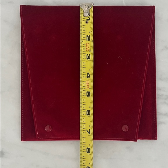 Cartier Large Velvet Necklace Pouch Travel Case - Picture 6 of 6